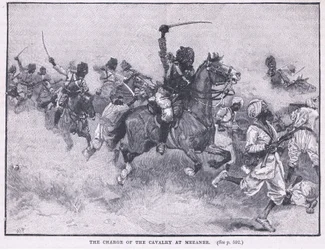 Útok kavalerie Meeanee AD 1843